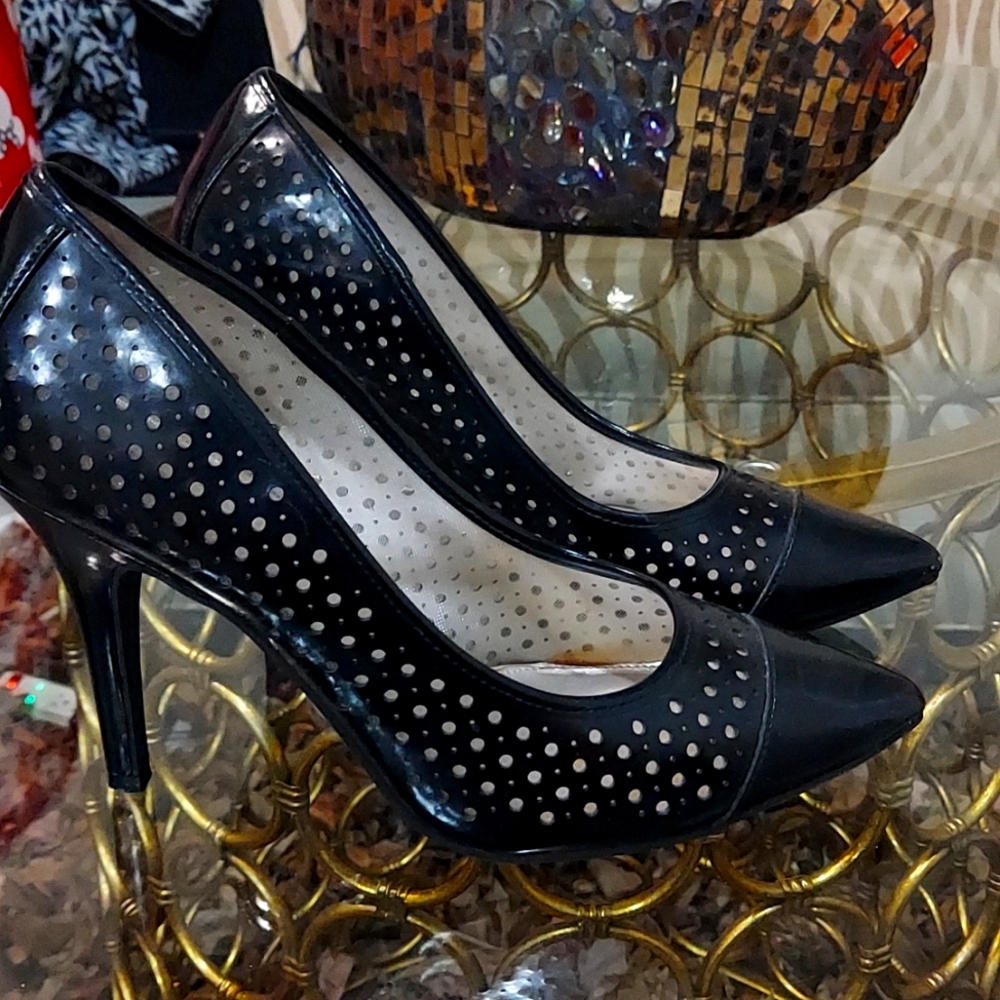 Christian Siriano Black size 10 heels